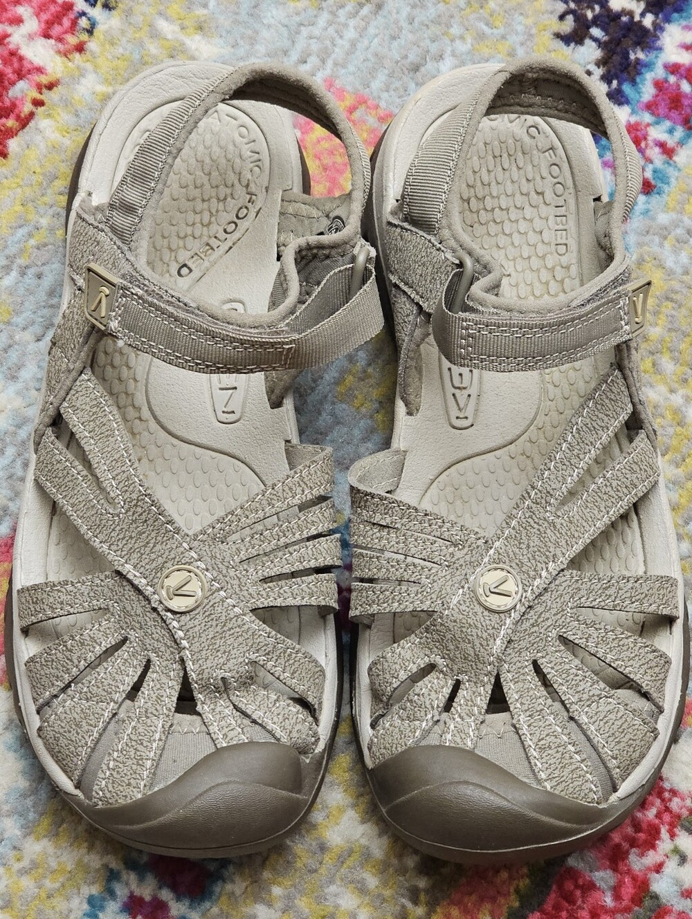 Keen Womens Size 9 Rose Casual Closed Toe Sport Hiking Sandals Tan 1016729